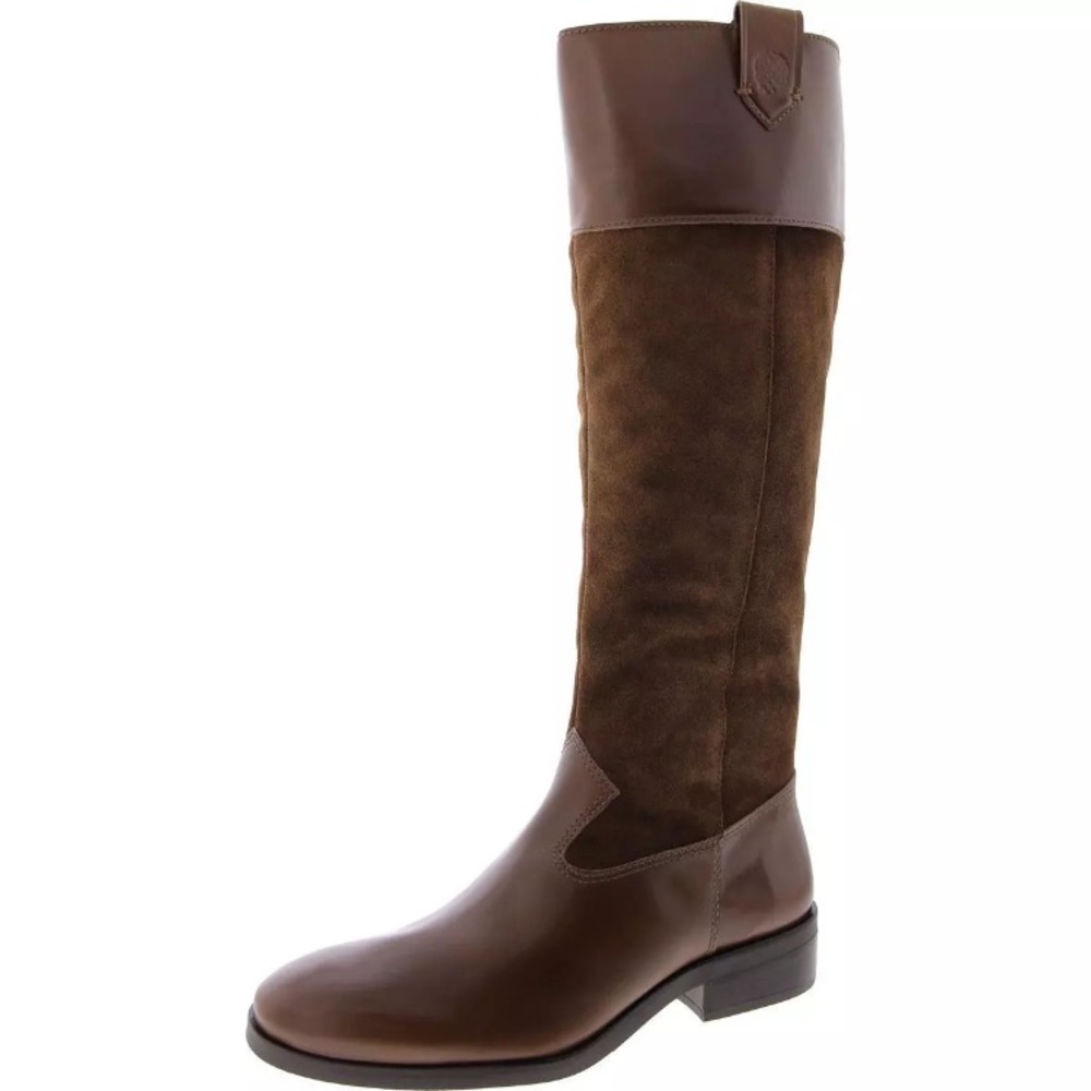 Vince Camuto Brown Leather Knee-High Women's Boots. Never worn in bag and box